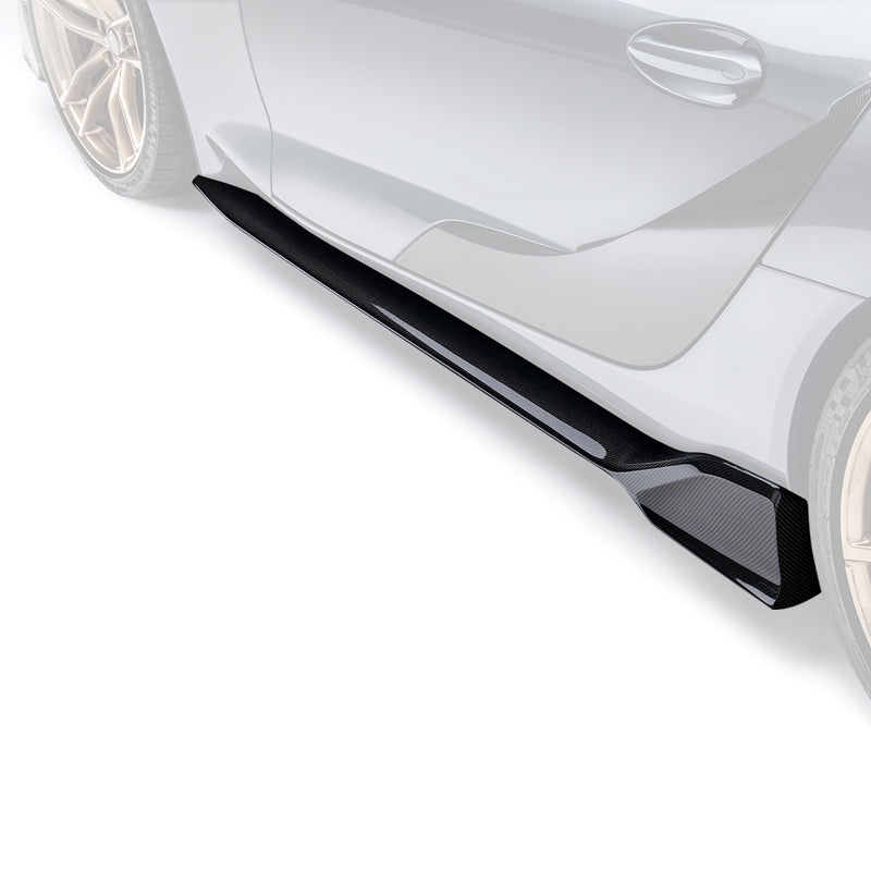 Toyota A90 Supra Carbon Side Skirt Set ADRO Prepreg Carbon