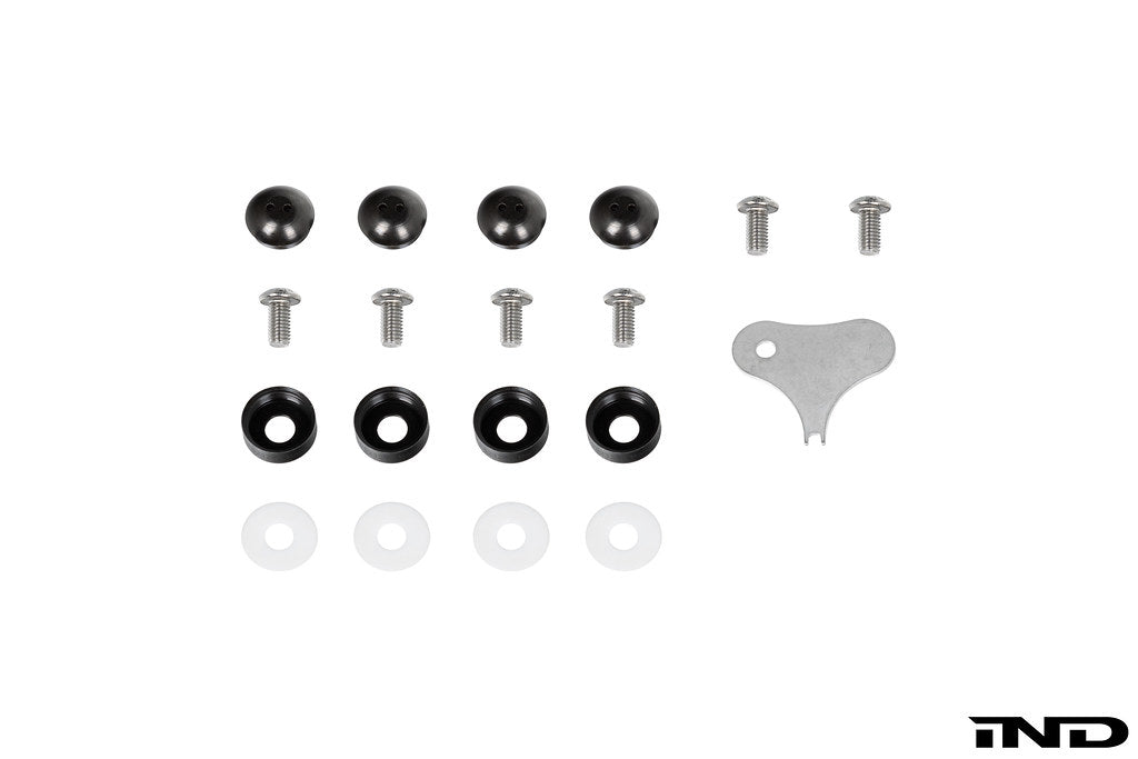 Camisasca Stainless License Plate Security Screw Cap Kit