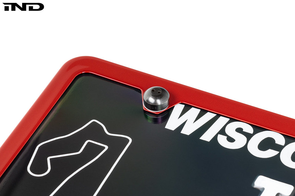 Camisasca Stainless License Plate Security Screw Cap Kit