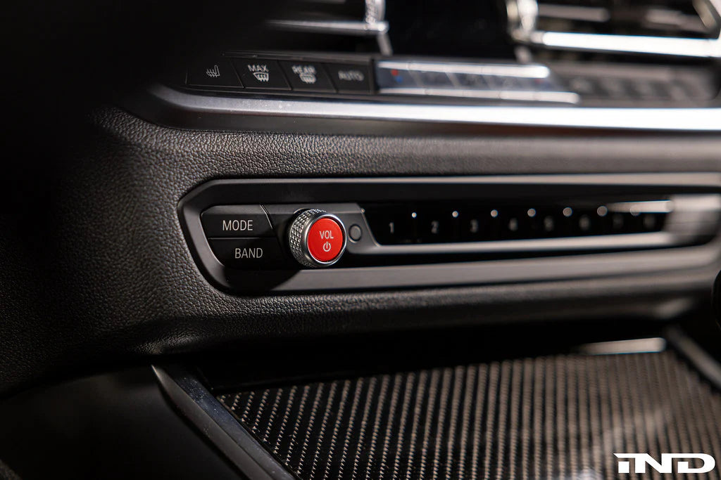 AutoTecknic F9X / G-Chassis Red Audio Volume Button