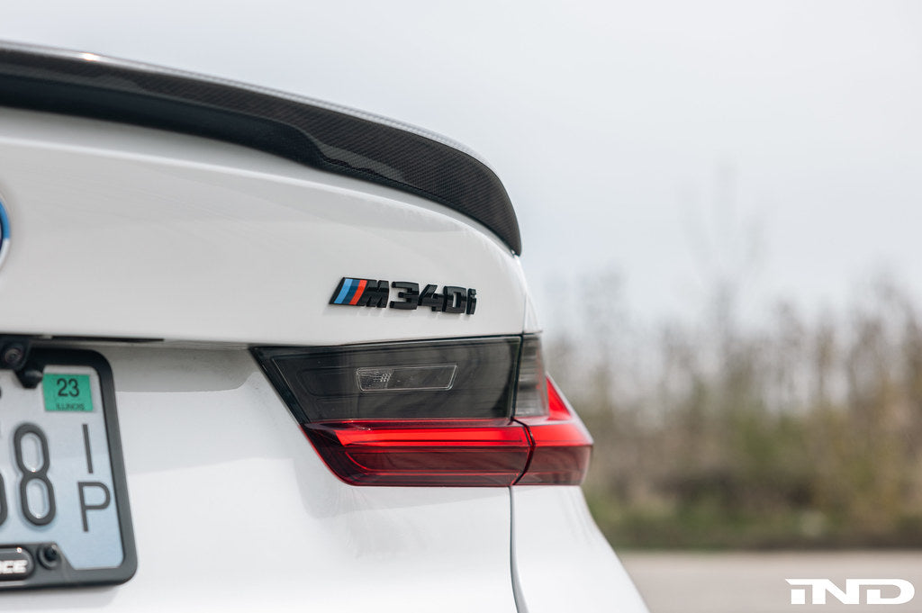 BMW G20 M340i Trunk Emblem - Gloss Black