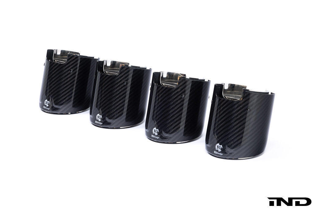 3D Design G8X G9X Carbon Exhaust Tip Set | 3DDesign Japan BMW