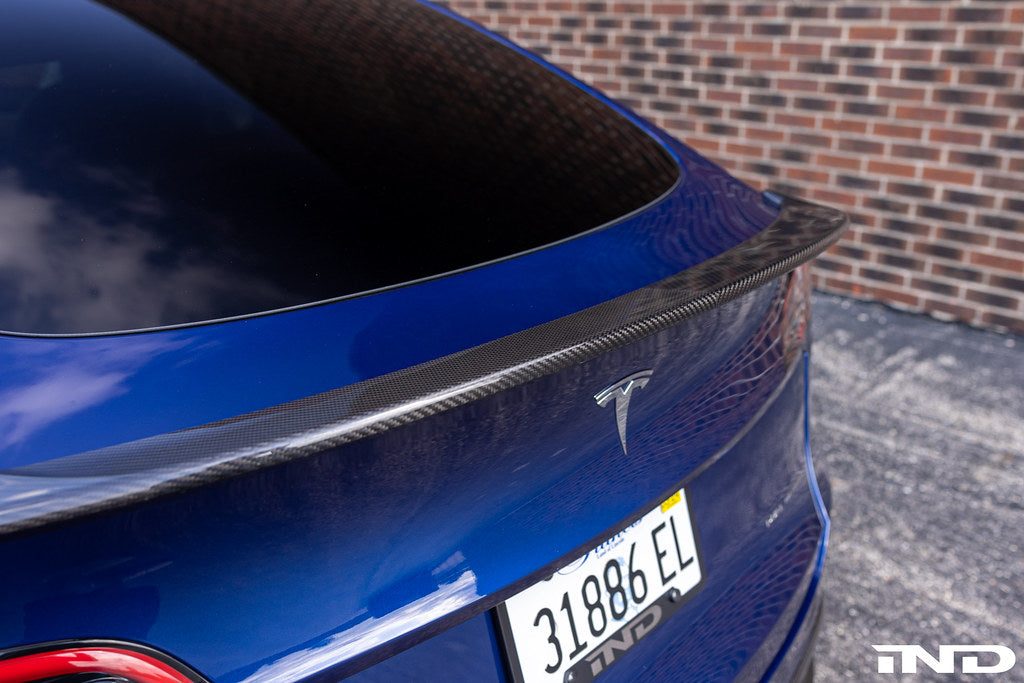 Vorsteiner Tesla Model Y Carbon Aero Rear Trunk Spoiler