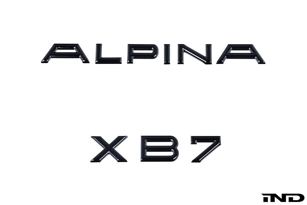 iND G07 Alpina XB7 Painted Trunk Emblem - iND Distribution – IND