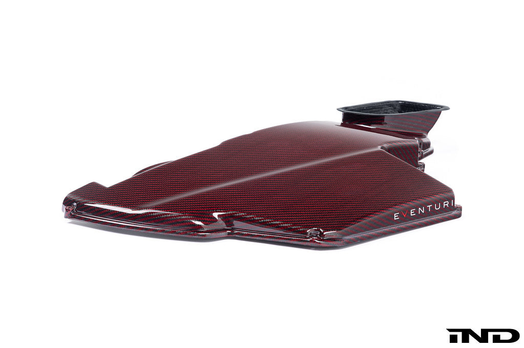 Eventuri BMW E9X M3 (S65) Colored Kevlar Airbox Lid - Red