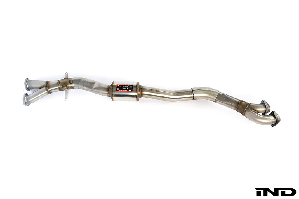 Supersprint E46 M3 Stainless Center X-Pipe - Resonated