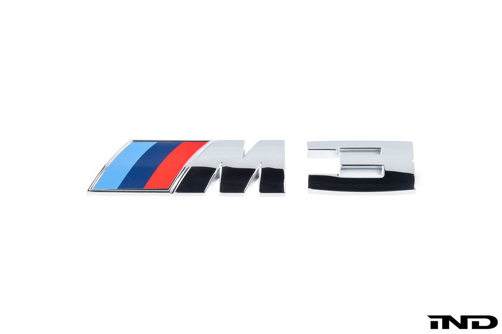 BMW E9X M3 OE Chrome Trunk Emblem from IND DIstribution