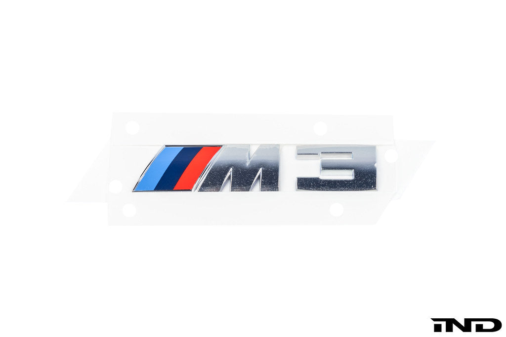 BMW E9X M3 OE Chrome Trunk Emblem from IND DIstribution