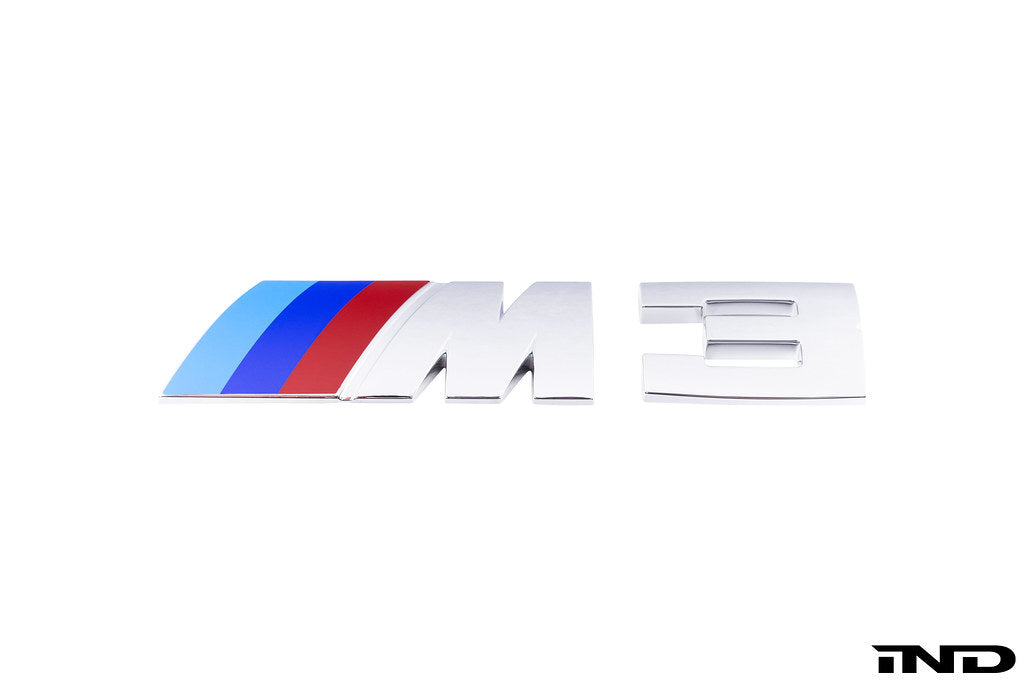 BMW E46 M3 OE Chrome Trunk Emblem from IND Distribution