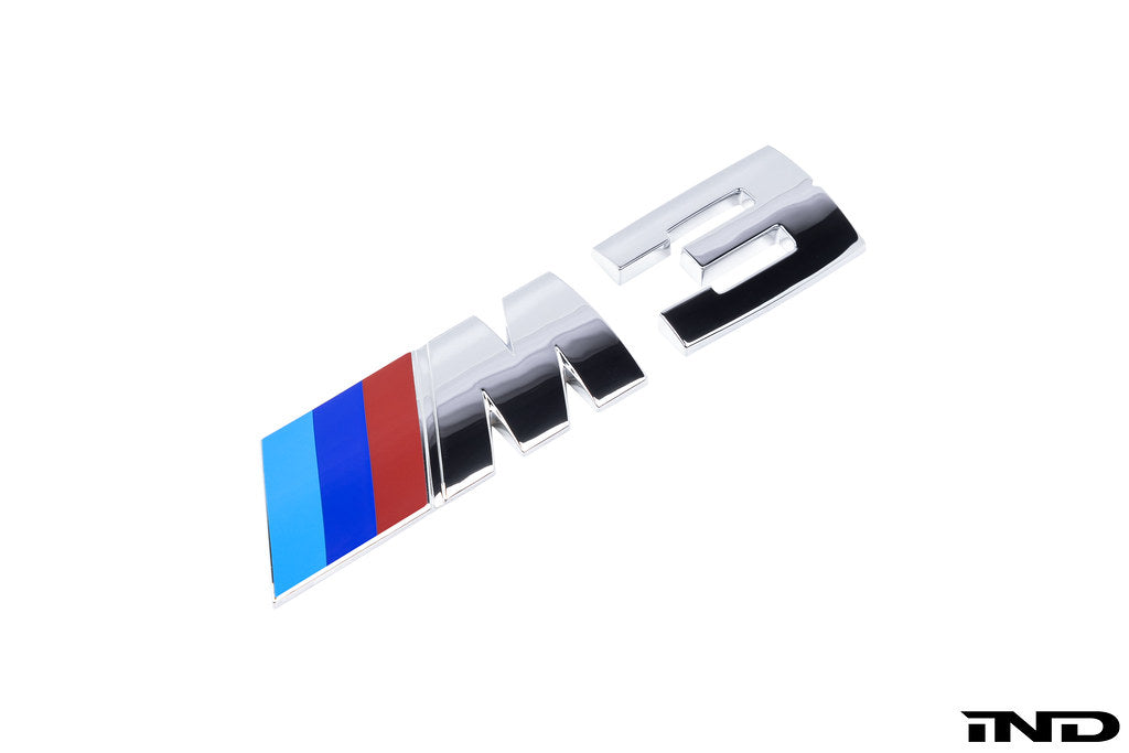 BMW E46 M3 OE Chrome Trunk Emblem from IND Distribution