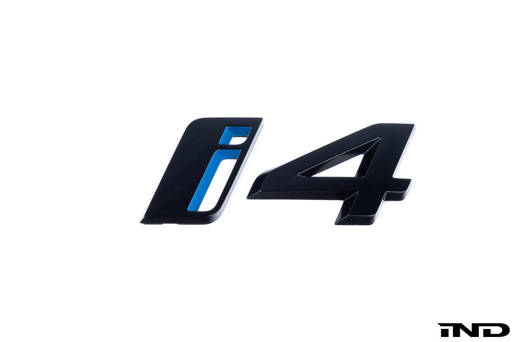 BMW G26 i4 Trunk Emblem - Gloss Black