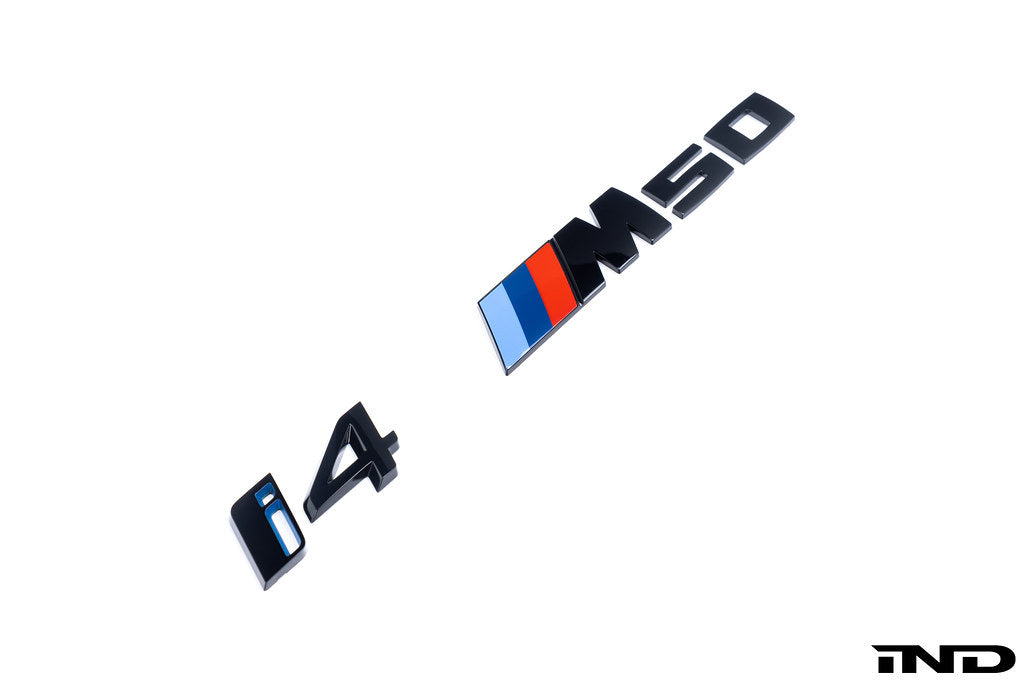 BMW G26 i4 Trunk Emblem - Gloss Black