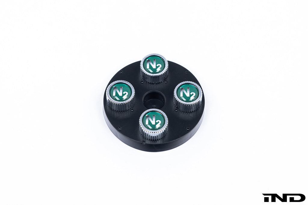 BMW Nitrogen Valve Stem Cap Set - Silver