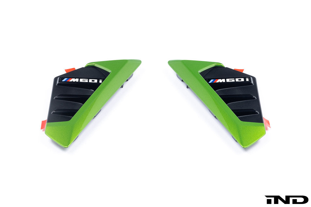 BMW G05 X5 M60i Shadowline Side Air Vent Trim Set