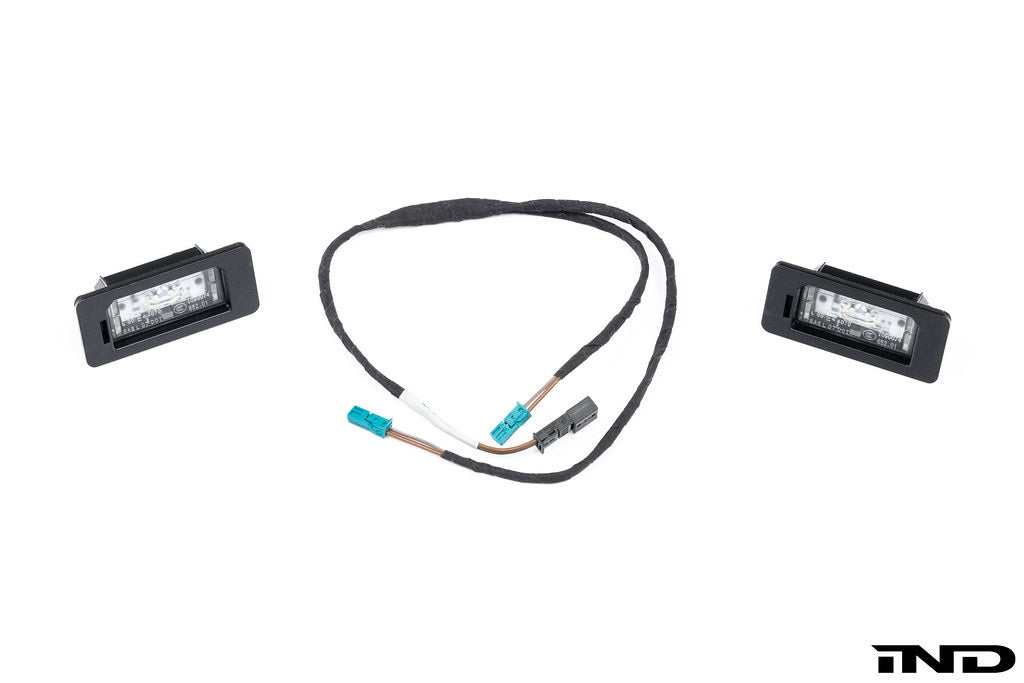 Burkhart Engineering x BMW E46 M3 CSL Trunk LED License Plate Light and Harness Kit