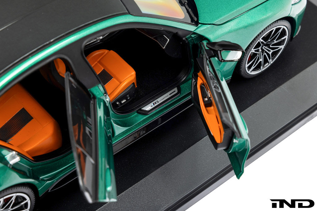 BMW G80 M3 Isle of Man Green Die-cast Car - 1:18