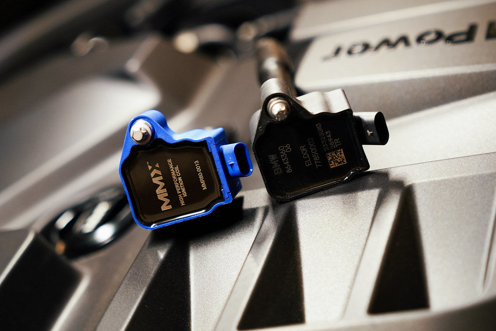 blue and black side by side