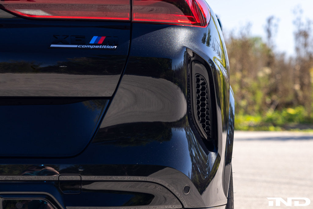 Acexxon F95 X5M / F96 X6M Rear Reflector Insert Set - 3D Honeycomb