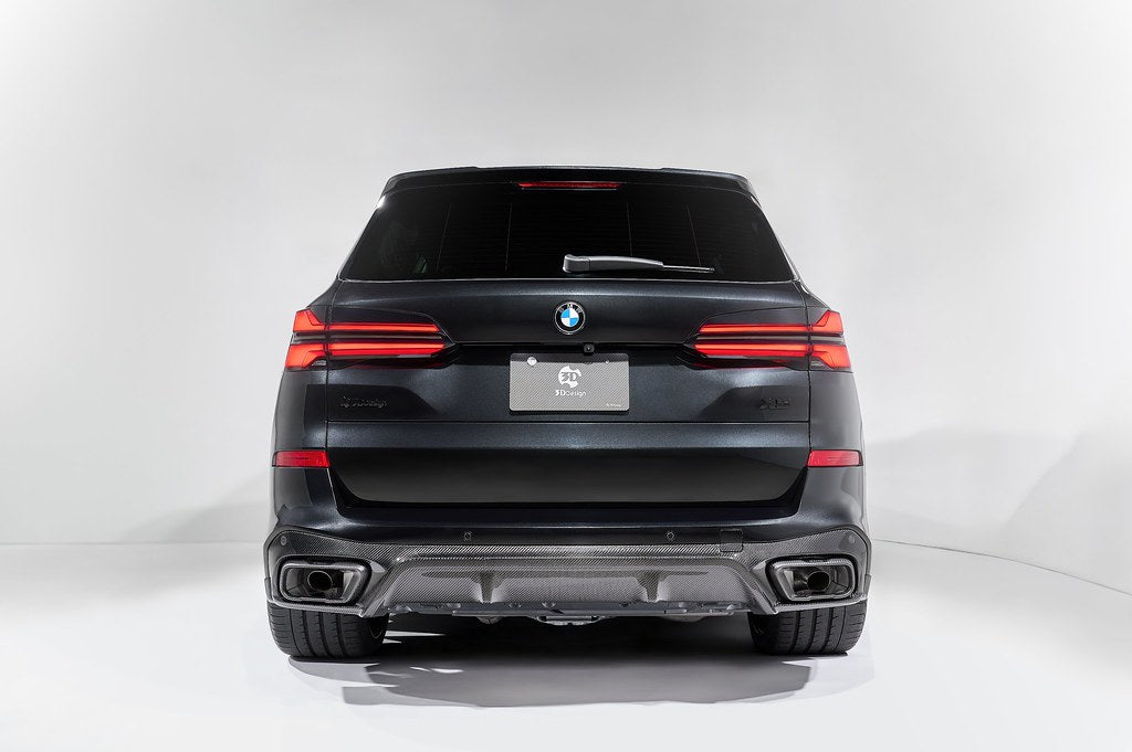3D Design G05 X5 LCI Carbon Rear Diffuser Set