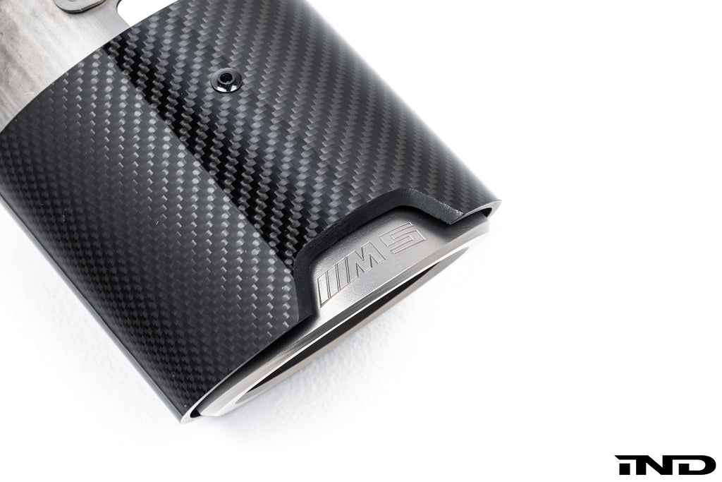 BMW M Performance G90 / G99 M5 Carbon Titanium Tip Set