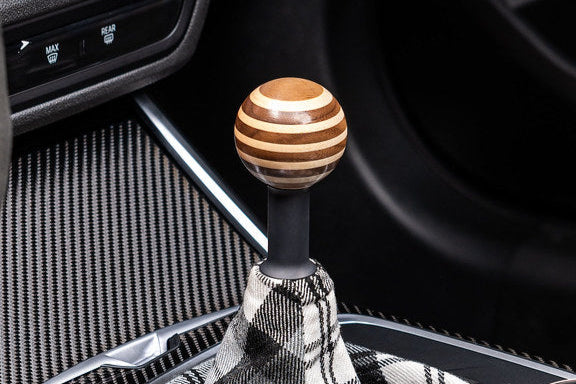 IND G8X M2 / M3 / M4 Porsche 917 Style Wood Classic Shift Knob – Custom Threaded Conversion
