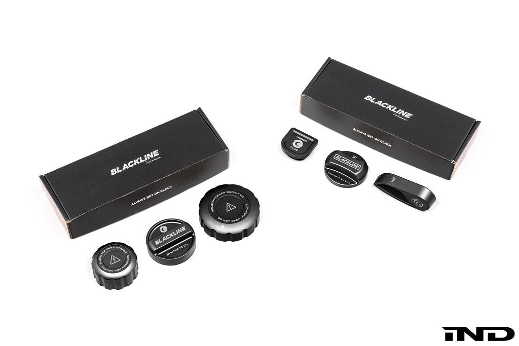 Goldenwrench Blackline Performance BMW M Car (S58) Frozen Black Cap Complete Set