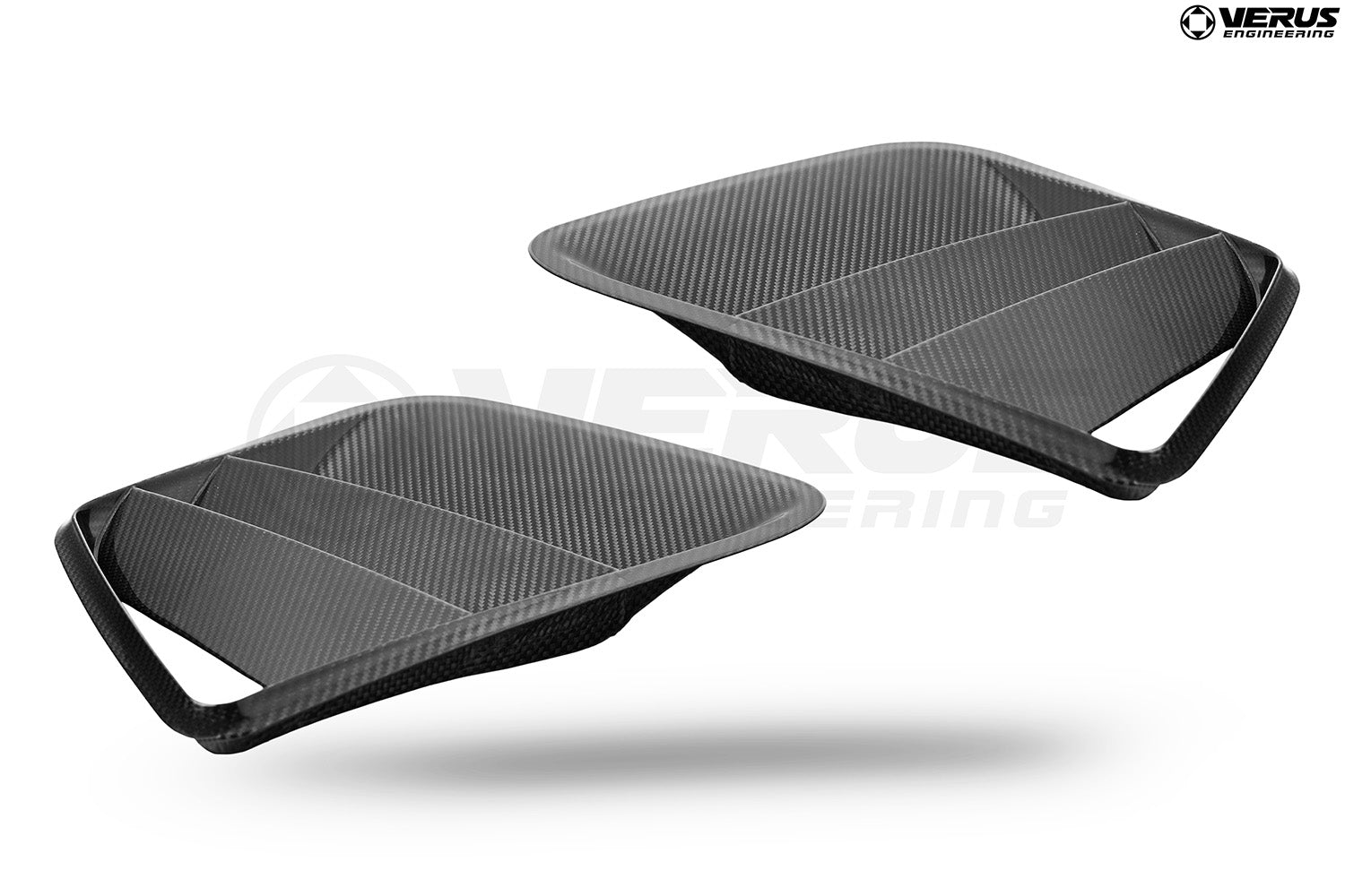 G8X M3 M4 Carbon Hood Louver Vent Set Track Cooling | Verus