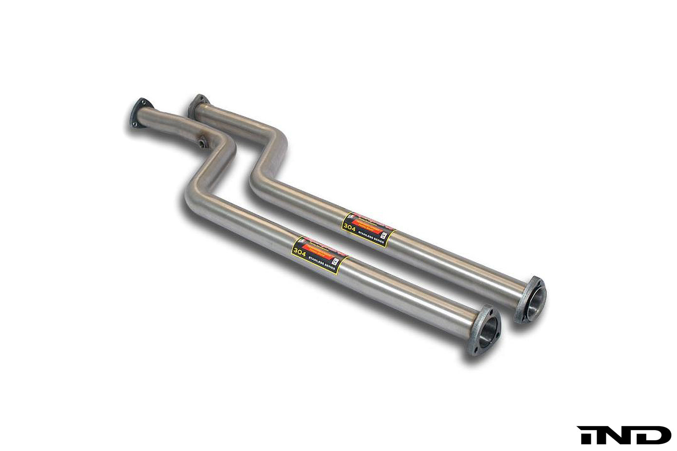 Supersprint E28 M5 / E24 M6 (S38) Stainless Front Center Pipe Set - Unresonated