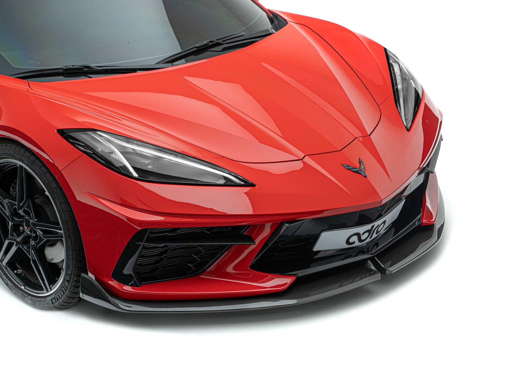 ADRO C8 Corvette Carbon Front Lip