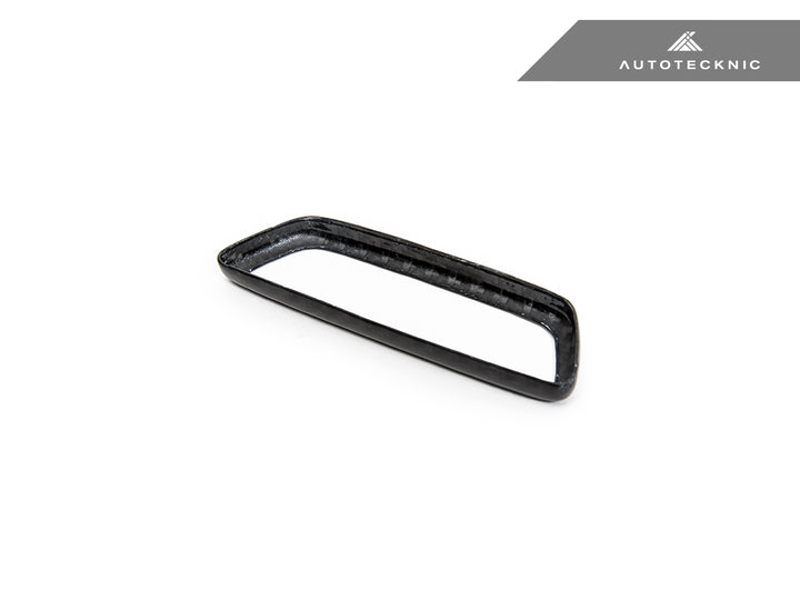 AutoTecknic BMW M Front Seat Dry Carbon Illuminated Emblem Surround