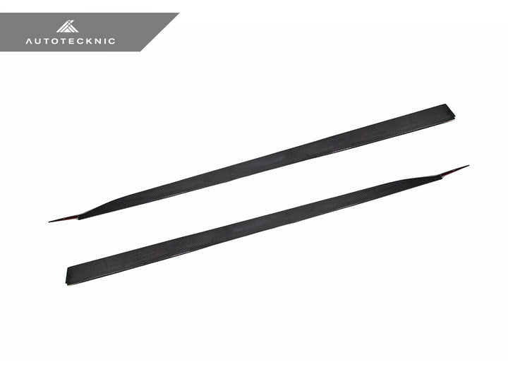 AutoTecknic G90 / G99 M5 Dry Carbon Side Skirt Extension Set - V2