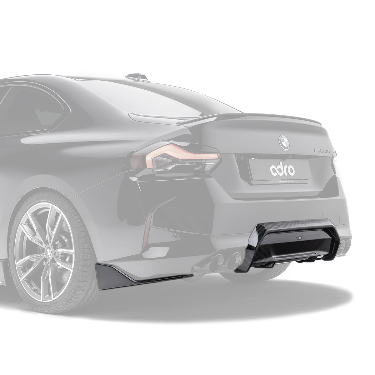Adro BMW G42 M240i Carbon Fiber Rear Diffuser