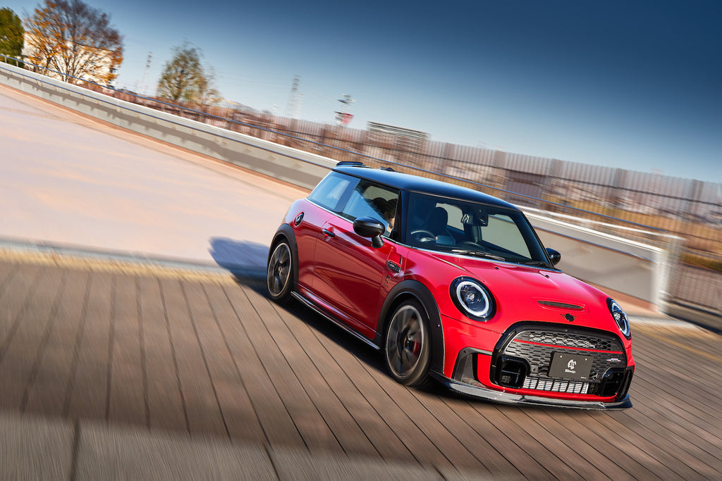 3D Design Mini F56 JCW Carbon Side Skirt Set
