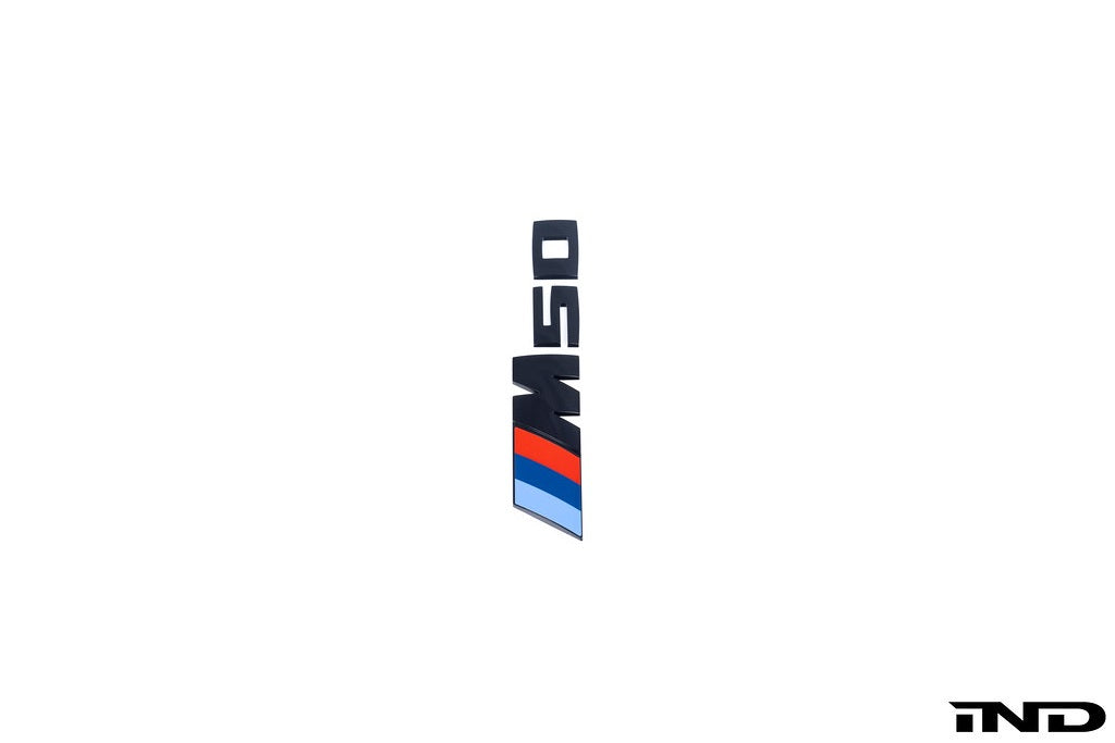 BMW G26 i4 M50 Trunk Emblem - Gloss Black