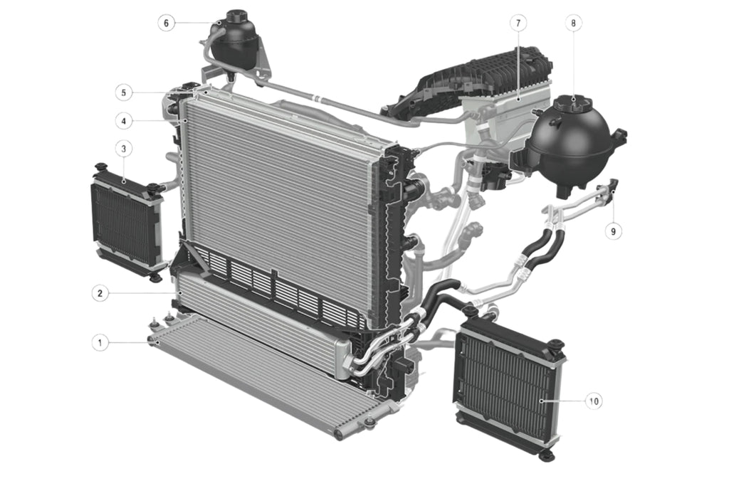 CSF G8X M2 / M3 / M4 (S58) High Performance Auxiliary Radiator