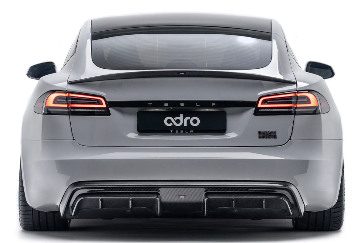 ADRO Tesla Model S Carbon Fiber Rear Diffuser