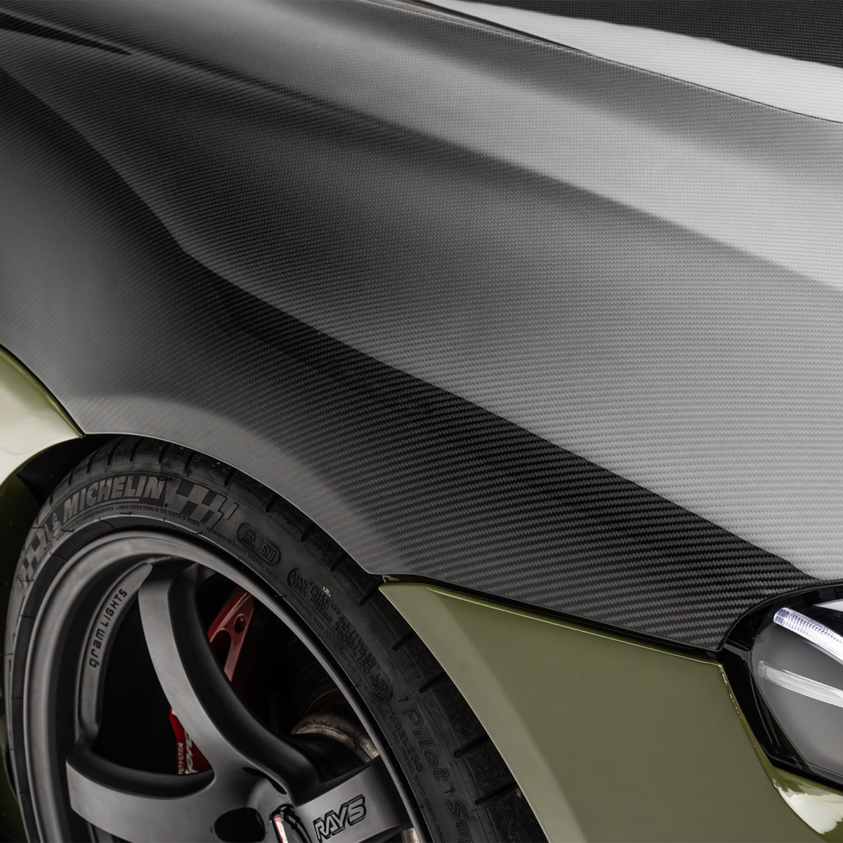 ADRO A90 GR Supra Carbon Vented Hood