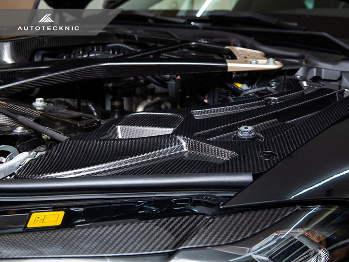 AutoTecknic G8X M3 / M4 Dry Carbon Engine Bay Trim Set - V2