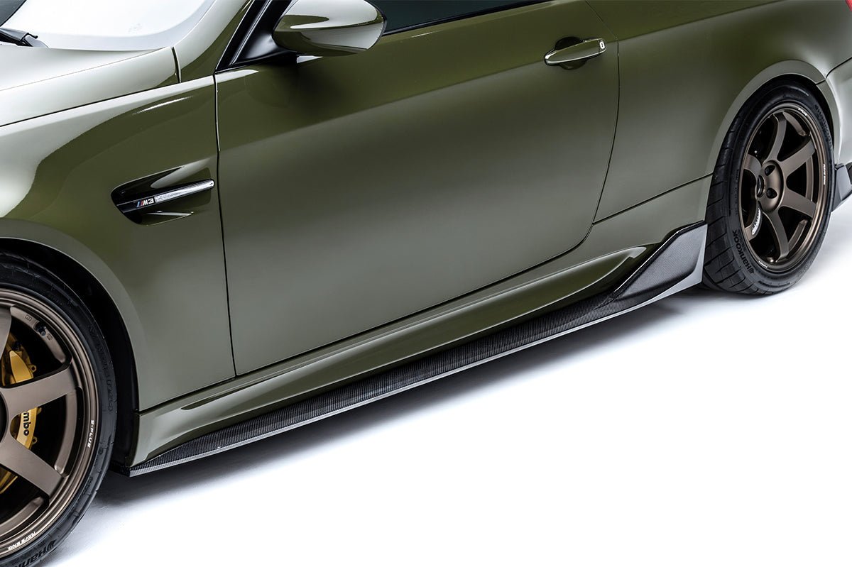 BMW E92 M3 Carbon Side Skirt Set ADRO Prepreg Carbon Fiber