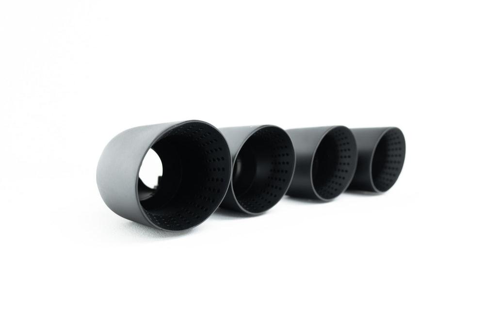 TRE G42 / G2X 3 / 4 Series Cerakote Black Exhaust Tip Set