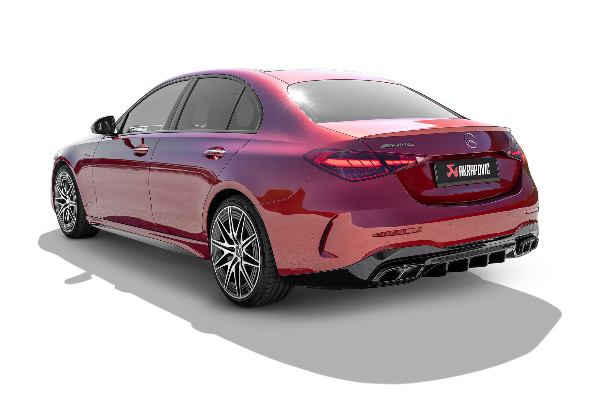 Akrapovic W206 / S206 AMG C63 / C43 Titanium Exhaust System - Slip-On Line