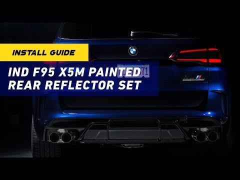 IND F95 X5M / F96 X6M Painted Rear Reflector Set