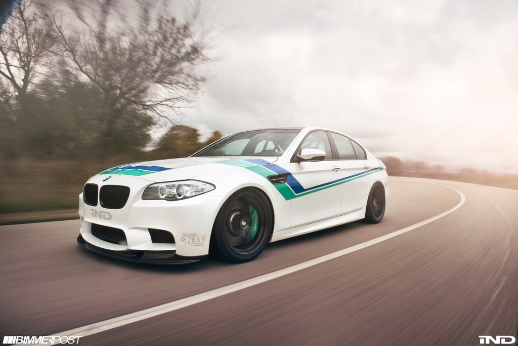 3d design f10 m5 carbon fiber front lip spoiler - iND Distribution