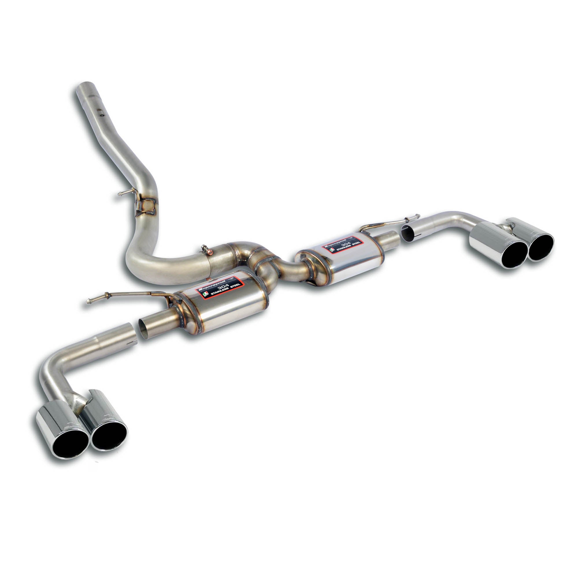 Supersprint BMW F44 2 Series Gran Coupè Rear Exhaust "Racing" Right Oo90 - Left Oo90