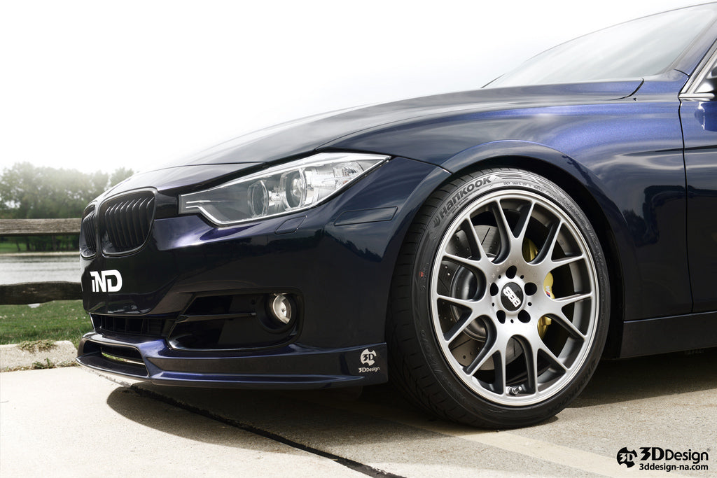 3d design f30 f31 sport front lip spoiler - iND Distribution