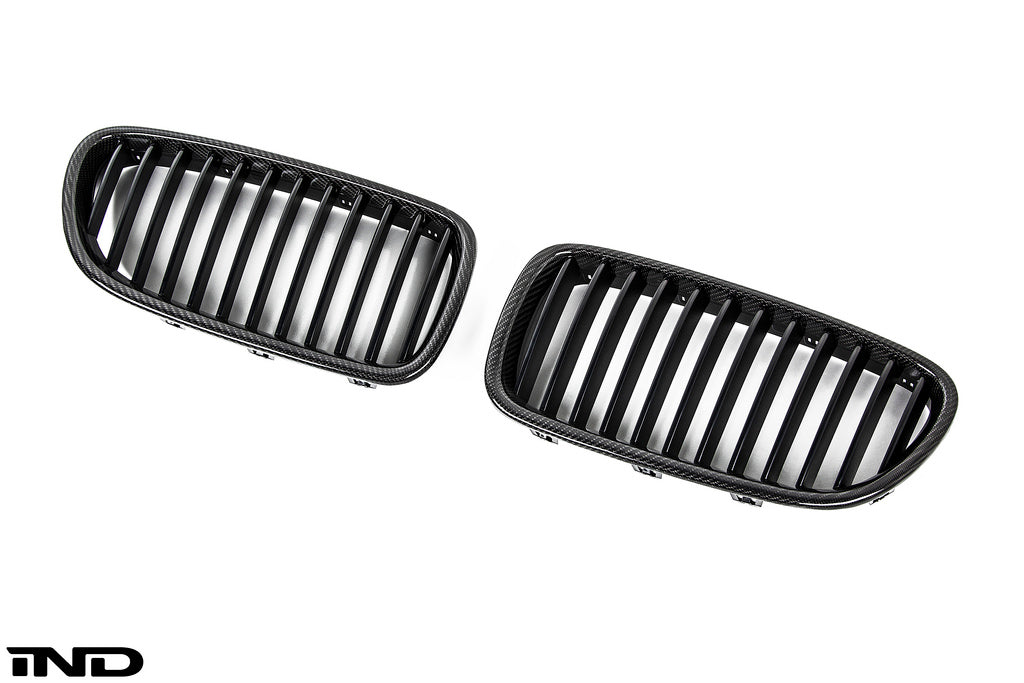 iND f10 m5 carbon fiber front grille set pre lci - iND Distribution