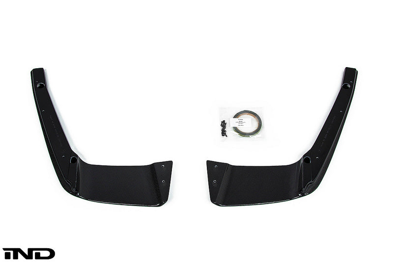3d design f06 f12 f13 m6 carbon fiber rear under splitters - iND Distribution