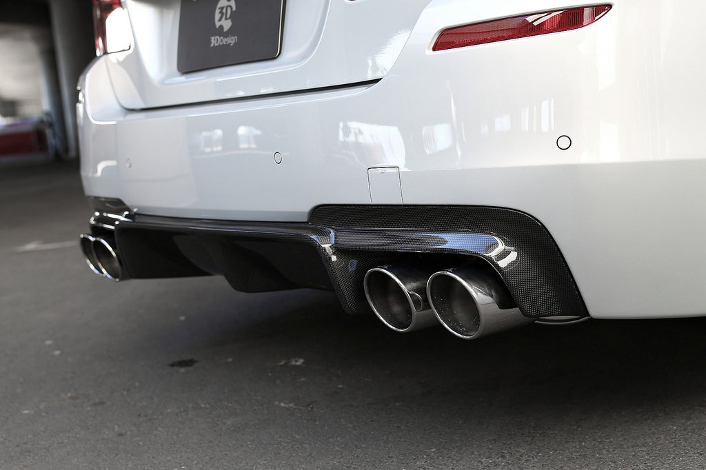 3d design f10 m5 carbon fiber rear diffuser - iND Distribution