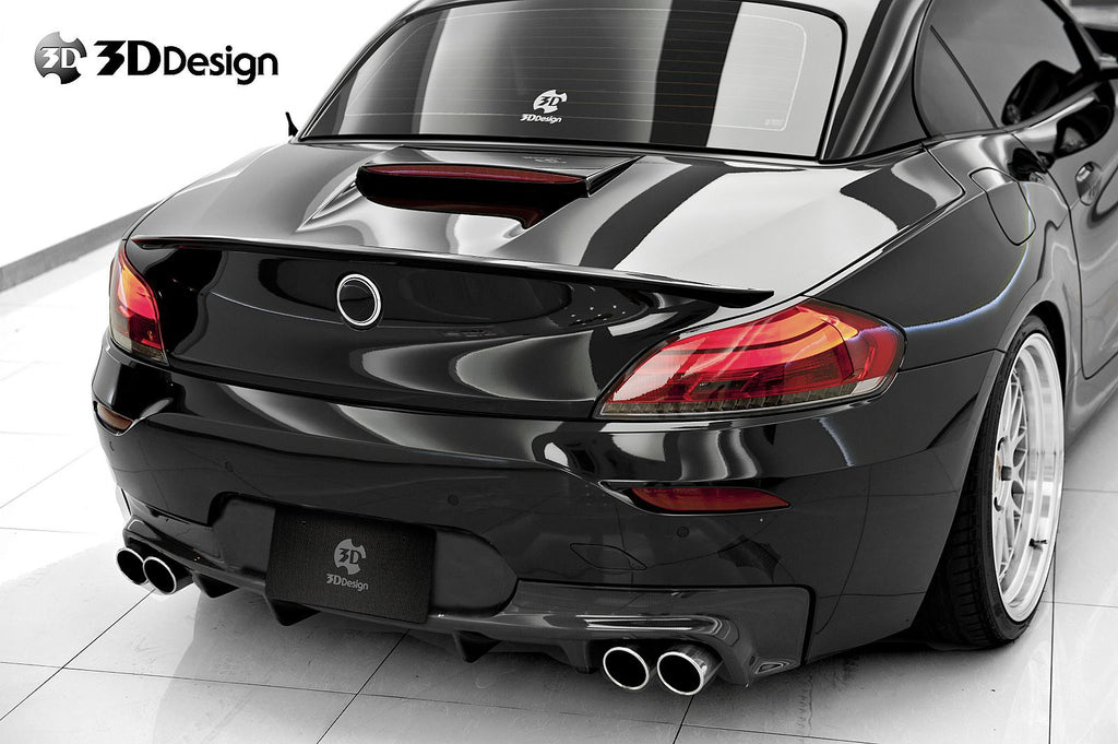 3d design e89 m sport carbon fiber rear diffuser - iND Distribution