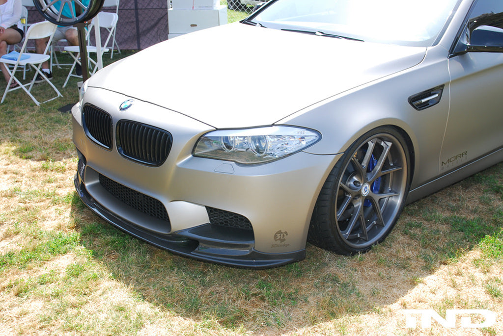 3d design f10 m5 carbon fiber front lip spoiler - iND Distribution